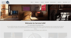 Desktop Screenshot of carraracafe.com
